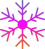 Snowflake Vector Icon Design