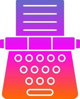 Typewriter Vector Icon Design