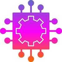 Artificial intelligence Vector Icon Design
