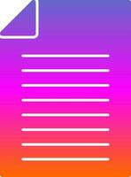 Document Vector Icon Design