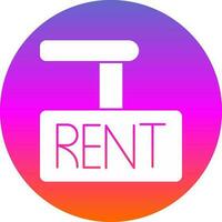 Rent Vector Icon Design