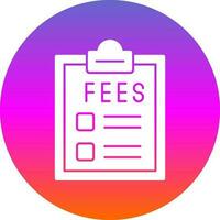 Fees Vector Icon Design