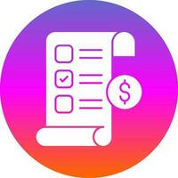 Invoice Vector Icon Design