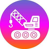 Crane Vector Icon Design