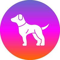 diseño de icono de vector de perro