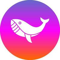 Whale Vector Icon Design