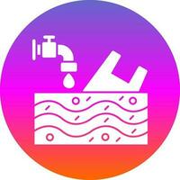 Water pollution Vector Icon Design