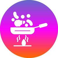 Stir fry Vector Icon Design