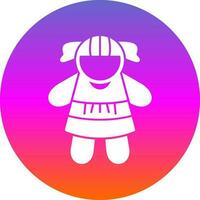 diseño de icono de vector de muñeca