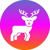 Reindeer Vector Icon Design