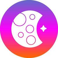 Moon Vector Icon Design