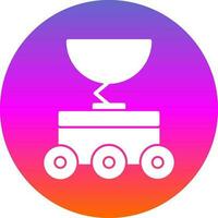 Moon rover Vector Icon Design