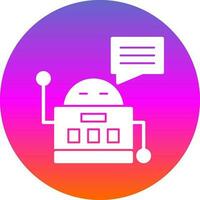 Chatbot Vector Icon Design