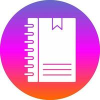 Notebook Vector Icon Design