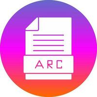 Arc Vector Icon Design