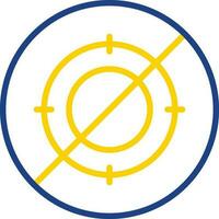 No hunt Vector Icon Design