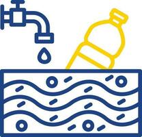 Water pollution Vector Icon Design