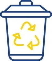 Recycle bin Vector Icon Design