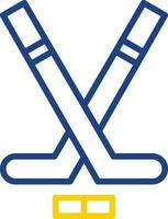 diseño de icono de vector de hockey