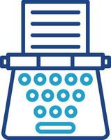 Typewriter Vector Icon Design