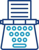 Typewriter Vector Icon Design