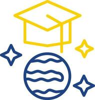 Graduation hat Vector Icon Design