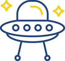 Alien ship Vector Icon Design