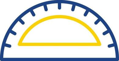 Protractor Vector Icon Design