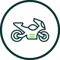 Motorcycle Vector Icon Design