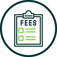 Fees Vector Icon Design