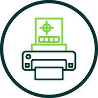 Print test Vector Icon Design