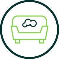 mascota cama vector icono diseño