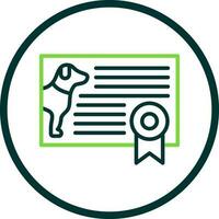 Certificate Vector Icon Design