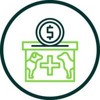 Donation Vector Icon Design