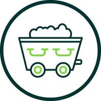 Trolley Vector Icon Design