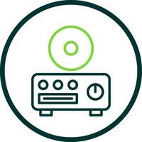 CD player Vector Icon Design