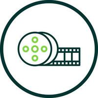 Film roll Vector Icon Design