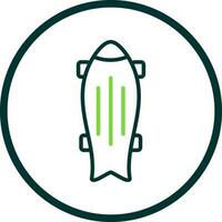 Skateboard Vector Icon Design