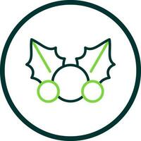 Mistletoe Vector Icon Design