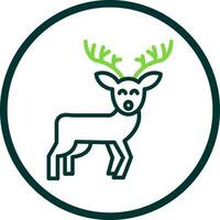 Reindeer Vector Icon Design