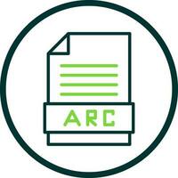 Arc Vector Icon Design