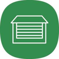 Garage Vector Icon Design