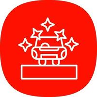 Car showroom Vector Icon Design