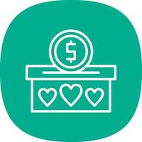 Donation Vector Icon Design
