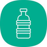 Plastic bottle Vector Icon Design