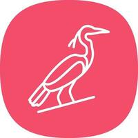 Heron Vector Icon Design