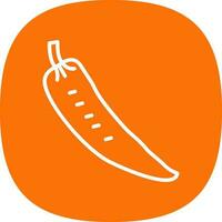 Chilli Vector Icon Design