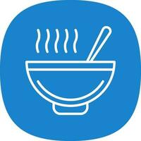 Soup Vector Icon Design