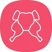 Chicken Vector Icon Design