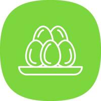 Eggs Vector Icon Design